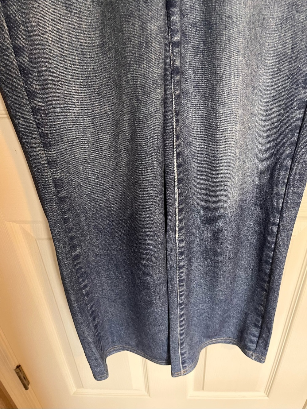 NWT Seven7 Wide Leg Denim Illusion Cotton Terry Sweatpant Jeans Size Medium - Picture 3 of 15